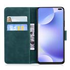 For Xiaomi Redmi K30 Tiger Embossing Pattern Horizontal Flip Leather Case with Holder & Card Slots & Wallet(Green) - 3