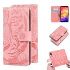 For Xiaomi Redmi Note 7S / Note 7 Tiger Embossing Pattern Horizontal Flip Leather Case with Holder & Card Slots & Wallet(Pink) - 1