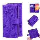 For Xiaomi Redmi Note 7S / Note 7 Tiger Embossing Pattern Horizontal Flip Leather Case with Holder & Card Slots & Wallet(Purple) - 1
