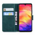 For Xiaomi Redmi Note 7S / Note 7 Tiger Embossing Pattern Horizontal Flip Leather Case with Holder & Card Slots & Wallet(Green) - 3