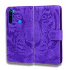 For Xiaomi Redmi Note 8 Tiger Embossing Pattern Horizontal Flip Leather Case with Holder & Card Slots & Wallet(Purple) - 2