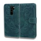 For Xiaomi Redmi Note 8 Pro Tiger Embossing Pattern Horizontal Flip Leather Case with Holder & Card Slots & Wallet(Green) - 2