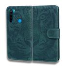 For Xiaomi Redmi Note 8T Tiger Embossing Pattern Horizontal Flip Leather Case with Holder & Card Slots & Wallet(Green) - 2