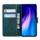 For Xiaomi Redmi Note 8T Tiger Embossing Pattern Horizontal Flip Leather Case with Holder & Card Slots & Wallet(Green) - 3