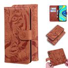 For Xiaomi Redmi Note 9S / Note 9 Pro / Note 9 Pro Max Tiger Embossing Pattern Horizontal Flip Leather Case with Holder & Card Slots & Wallet(Brown) - 1