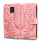 For Xiaomi Redmi Note 9S / Note 9 Pro / Note 9 Pro Max Tiger Embossing Pattern Horizontal Flip Leather Case with Holder & Card Slots & Wallet(Pink) - 2