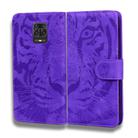 For Xiaomi Redmi Note 9S / Note 9 Pro / Note 9 Pro Max Tiger Embossing Pattern Horizontal Flip Leather Case with Holder & Card Slots & Wallet(Purple) - 2