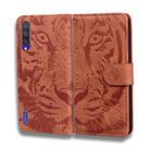 For Xiaomi Mi A3 / CC9e Tiger Embossing Pattern Horizontal Flip Leather Case with Holder & Card Slots & Wallet(Brown) - 2