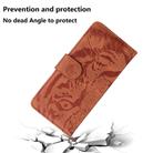 For Xiaomi Mi A3 / CC9e Tiger Embossing Pattern Horizontal Flip Leather Case with Holder & Card Slots & Wallet(Brown) - 3