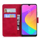 For Xiaomi Mi A3 / CC9e Tiger Embossing Pattern Horizontal Flip Leather Case with Holder & Card Slots & Wallet(Red) - 3