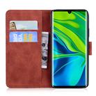 For Xiaomi Redmi CC9 Pro / Note10 / Note 10 Pro Tiger Embossing Pattern Horizontal Flip Leather Case with Holder & Card Slots & Wallet(Brown) - 3