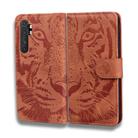 For Xiaomi Redmi Note 10 Lite Tiger Embossing Pattern Horizontal Flip Leather Case with Holder & Card Slots & Wallet(Brown) - 2