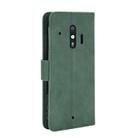 For Fujitsu F-42A / F-01L Solid Color Skin Feel Magnetic Buckle Horizontal Flip Calf Texture PU Leather Case with Holder & Card Slots & Wallet(Green) - 3