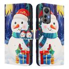 For Xiaomi 12 Lite Christmas Series Buckle Leather Phone Case with Hand Strap(Gift Box Snowman) - 2