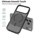 For iPhone 17 Pro Max Skin Feel TPU Hybrid PC MagSafe Phone Case(Black) - 2