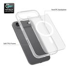 For iPhone 17 Air Skin Feel TPU Hybrid PC MagSafe Phone Case(Transparent) - 3