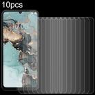 For HTC Wildfire E5 10pcs 0.26mm 9H 2.5D Tempered Glass Film - 1