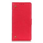 For Motorola Moto G9 Plus Copper Buckle Retro Crazy Horse Texture Horizontal Flip Leather Case with Holder & Card Slots & Wallet(Red) - 2