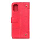 For Motorola Moto G9 Plus Copper Buckle Retro Crazy Horse Texture Horizontal Flip Leather Case with Holder & Card Slots & Wallet(Red) - 3