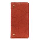 For Motorola Moto G9 Plus Copper Buckle Retro Crazy Horse Texture Horizontal Flip Leather Case with Holder & Card Slots & Wallet(Brown) - 2