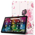 For Lenovo Duet Chromebook Custer Painted Pattern Horizontal Flip Smart Flat PU Leather Case with Sleep / Wake-up Function & 3-Fold Holder(Elf Girl) - 1