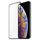 For iPhone XS / X DUX DUCIS 0.33mm 9H Medium Alumina HD Full Screen Tempered Glass Film(Black) - 1