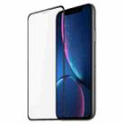 For iPhone XR DUX DUCIS 0.33mm 9H Medium Alumina HD Full Screen Tempered Glass Film(Black) - 1