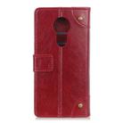 For Nokia 3.4 Copper Buckle Nappa Texture Horizontal Flip Leather Case with Holder & Card Slots & Wallet(Wine Red) - 3