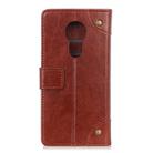 For Nokia 3.4 Copper Buckle Nappa Texture Horizontal Flip Leather Case with Holder & Card Slots & Wallet(Brown) - 3