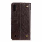 For Wiko Y81 Copper Buckle Nappa Texture Horizontal Flip Leather Case with Holder & Card Slots & Wallet(Coffee) - 3