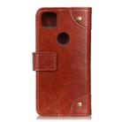 For ZTE Blade V 2020 Vita Copper Buckle Nappa Texture Horizontal Flip Leather Case with Holder & Card Slots & Wallet(Brown) - 3