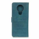 For Nokia 3.4 Crocodile Texture Horizontal Flip Leather Case with Holder & Wallet & Card Slots & Photo Frame(Green) - 3