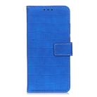 For Wiko Y81 Crocodile Texture Horizontal Flip Leather Case with Holder & Wallet & Card Slots & Photo Frame(Blue) - 2