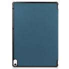 For Sharp Dtab D-41A uster Texture Smart PU Leather Case with Sleep / Wake-up Function & 3-Fold Holder(Dark Green) - 3