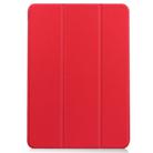 For Sharp Dtab D-41A uster Texture Smart PU Leather Case with Sleep / Wake-up Function & 3-Fold Holder(Red) - 2