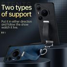 For Huawei Pura 80 5G SULADA PC Hybrid Leather Texture Skin Feel Shockproof Phone Case(Black) - 2