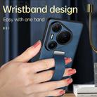 For Huawei Pura 80 5G SULADA PC Hybrid Leather Texture Skin Feel Shockproof Phone Case(Black) - 3