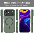 For iPhone 17 Pro Max Fanying Series PC Hybrid TPU Translucent Frosted MagSafe Phone Case(Olive Green) - 2