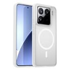 For Xiaomi 15 Pro Fanying Series PC Hybrid TPU Translucent Frosted MagSafe Phone Case(Matte White) - 1