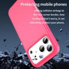 For iPhone 17 Pro Max Fanying Series PC Hybrid TPU Translucent Frosted Phone Case(Rose Red) - 3