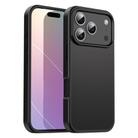 For iPhone 17 Pro Fanying Series PC Hybrid TPU Translucent Frosted Phone Case(Black) - 1