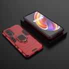 For OPPO Realme X7 Pro PC + TPU Shockproof Protective Case with Magnetic Ring Holder(Red) - 2