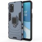 For OnePlus 8T PC + TPU Shockproof Protective Case with Magnetic Ring Holder(Navy Blue) - 1