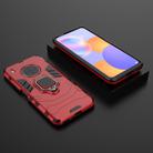 For Huawei Y9a PC + TPU Shockproof Protective Case with Magnetic Ring Holder(Red) - 2