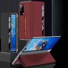 For Huawei Mate X2 GKK Master Edition Flip Smart Window Phone Case(Black) - 2