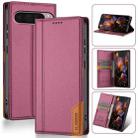 For Google Pixel 9 / 9 Pro / 10 / 10 Pro N.BEKUS P3 RFID Stitching Magnetic Flip Leather Phone Case(Wine Red) - 1