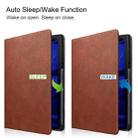 For Samsung Galaxy Tab S8+ / Tab S8 Plus /  Tab S7 FE / Tab S7+ T970 Cowhide Texture TPU Tablet Horizontal Flip Leather Case with Holder & Sleep / Wake-Up Function & Pen Slot(Brown) - 6