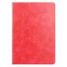 For Samsung Galaxy Tab S8+ / Tab S8 Plus /  Tab S7 FE / Tab S7+ T970 Cowhide Texture TPU Tablet Horizontal Flip Leather Case with Holder & Sleep / Wake-Up Function & Pen Slot(Red) - 1