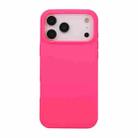 For iPhone 17 Pro Max Liquid Silicone Phone Case(Brilliant Pink) - 1