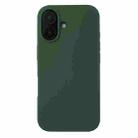 For iPhone 17 Liquid Silicone Phone Case(Clover Green) - 1